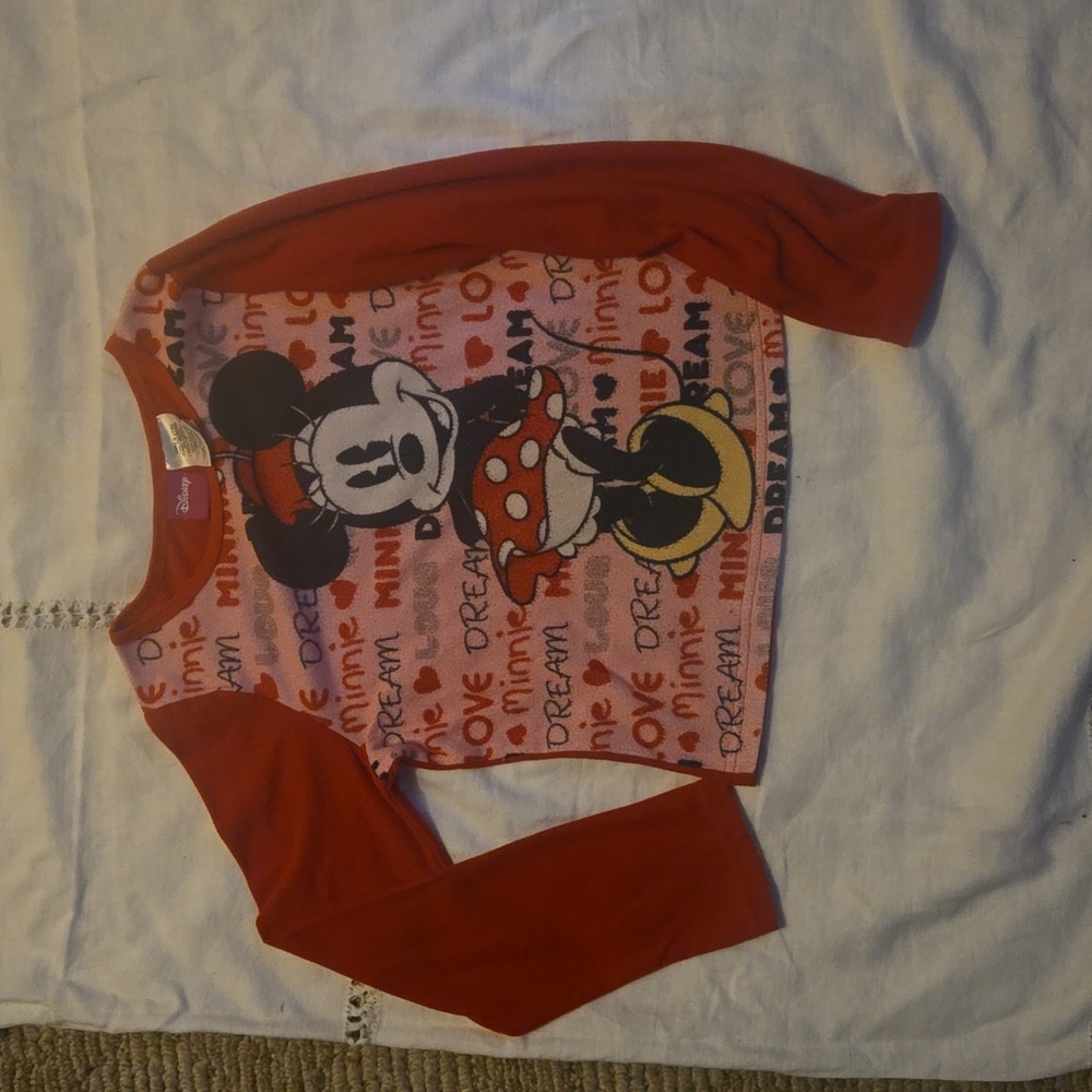 Disney Minnie Mouse pajama top - Picture 1 of 4
